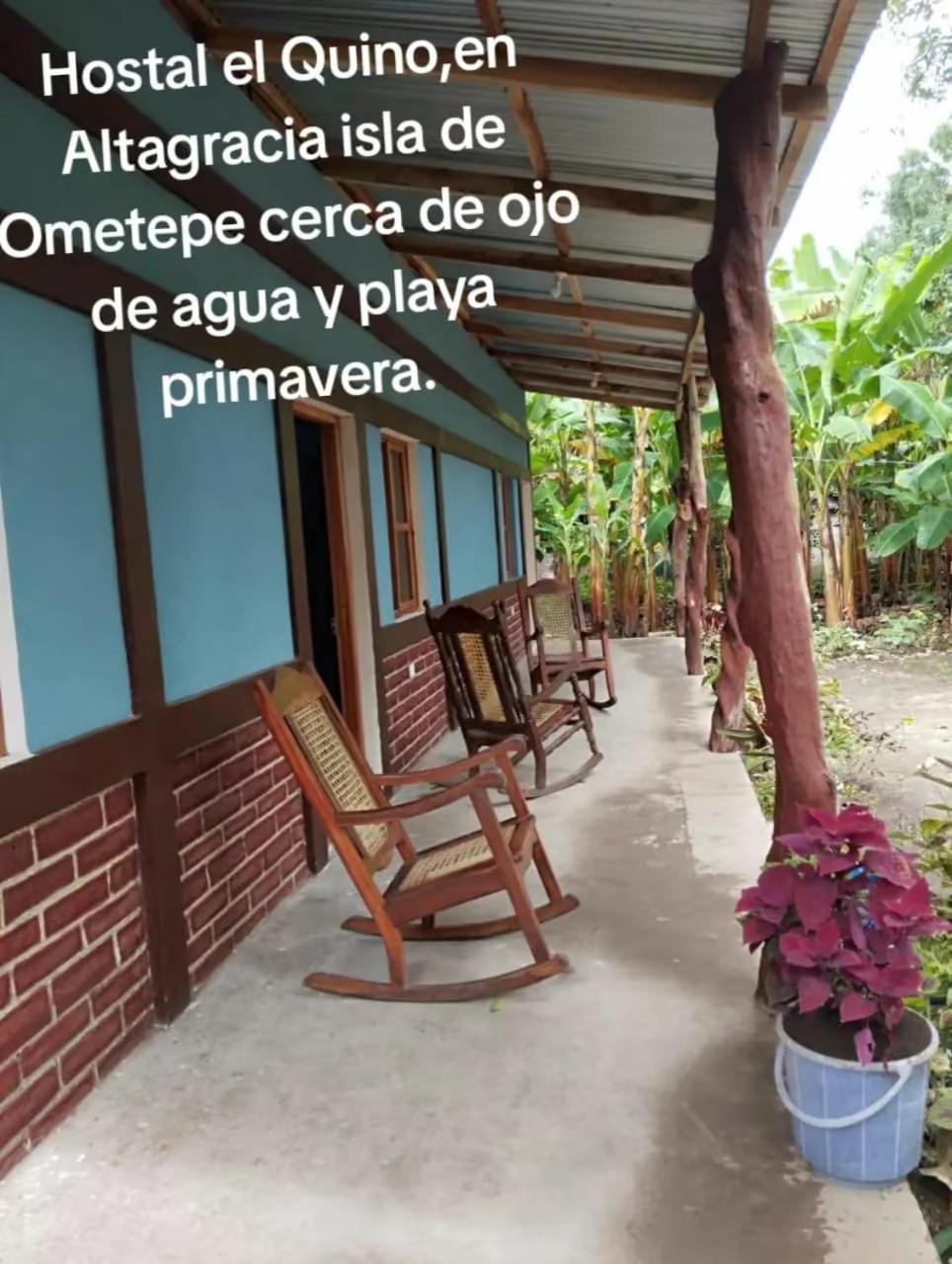 Hostel El Quino Ometepe Altagracia Exterior photo
